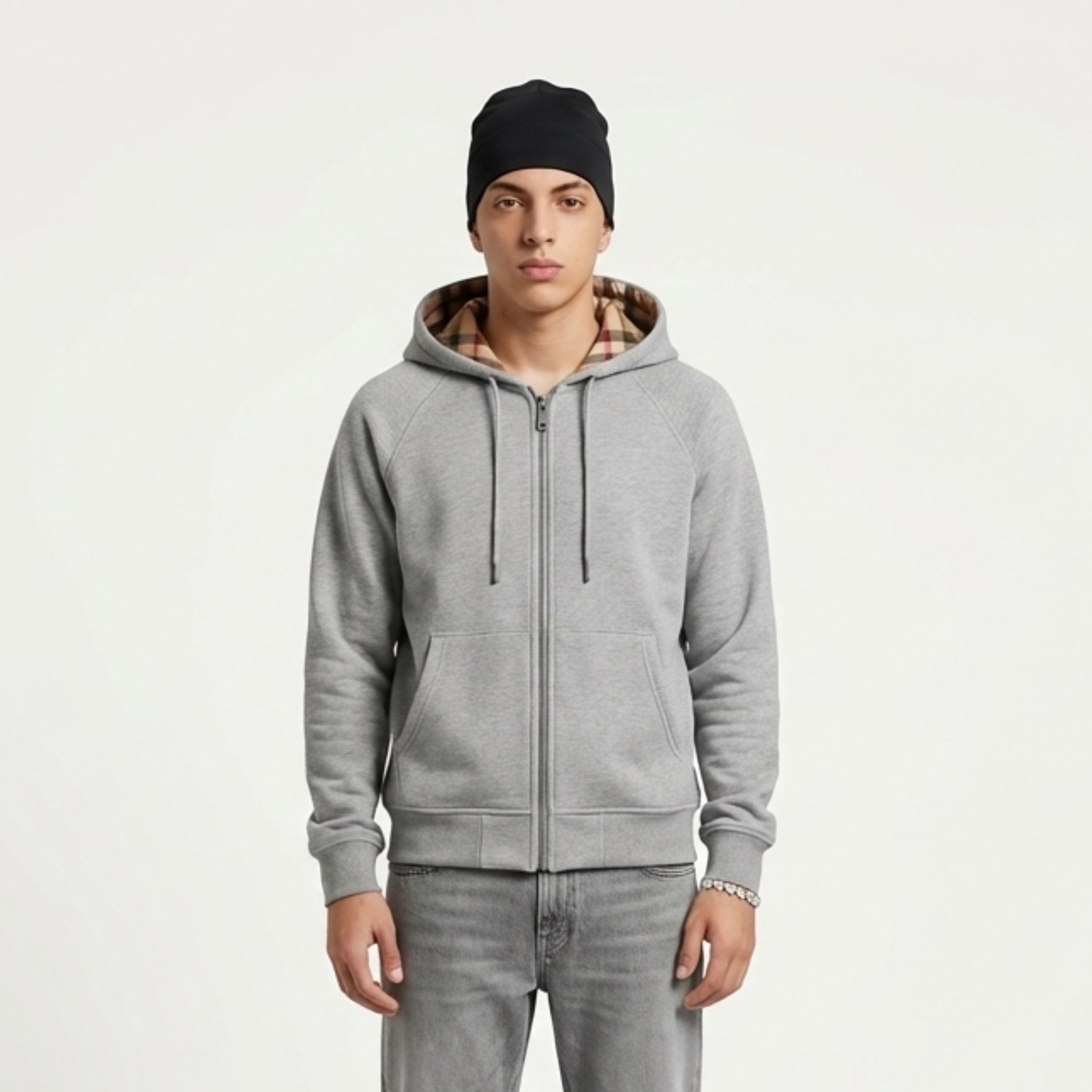 CHEQUER – ZIP HOODIE