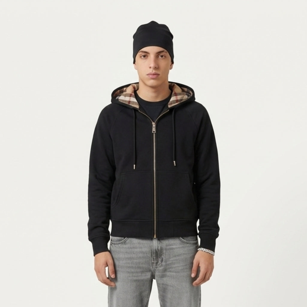 CHEQUER – ZIP HOODIE