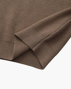 Raffinierter Strickpullover mit halbem Reißverschluss