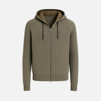 Mason Knit-Hood Zip Jacket