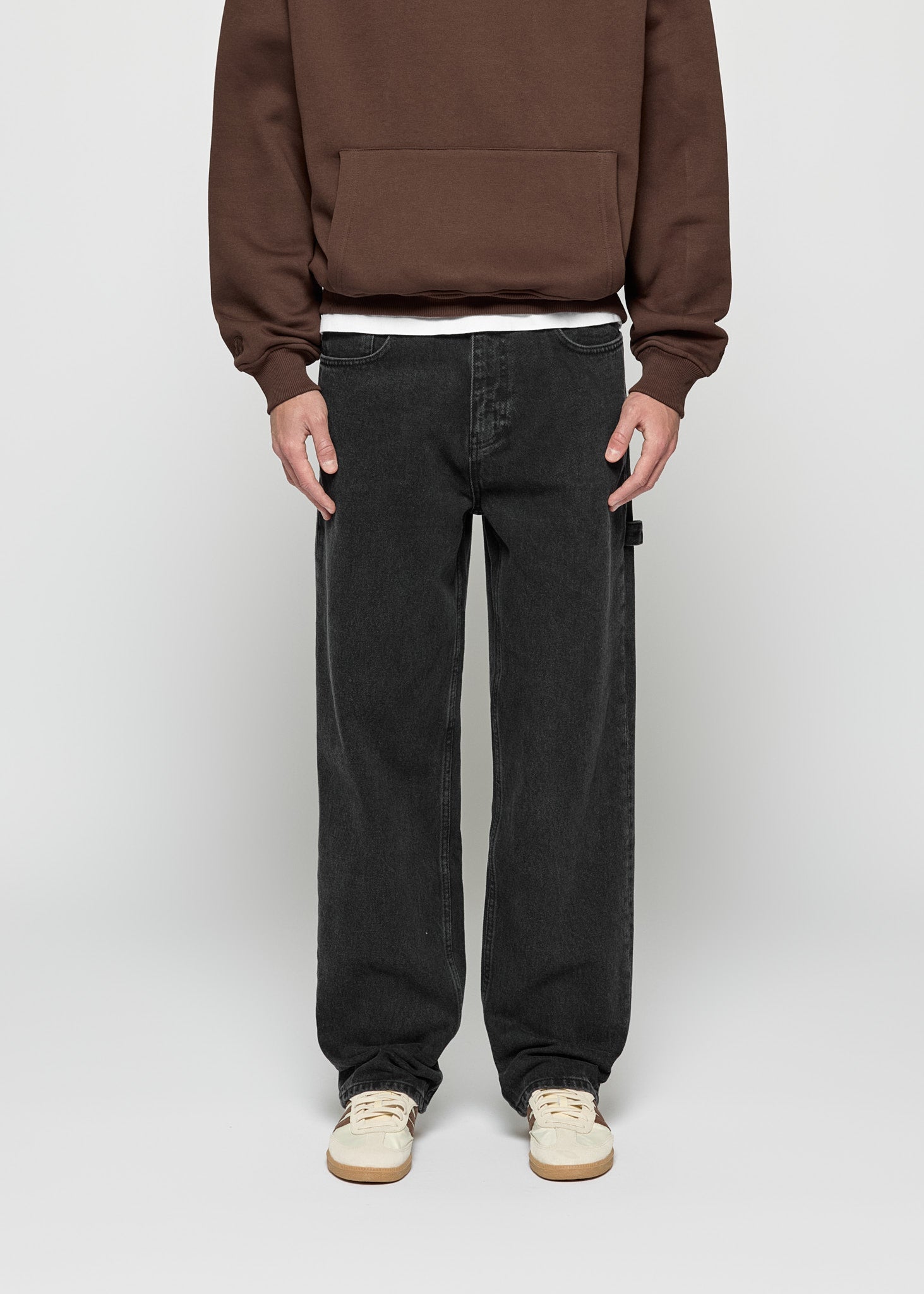 Elvix Baggy Jeans Black