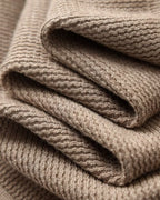 Polo-Pullover aus strukturiertem Strick