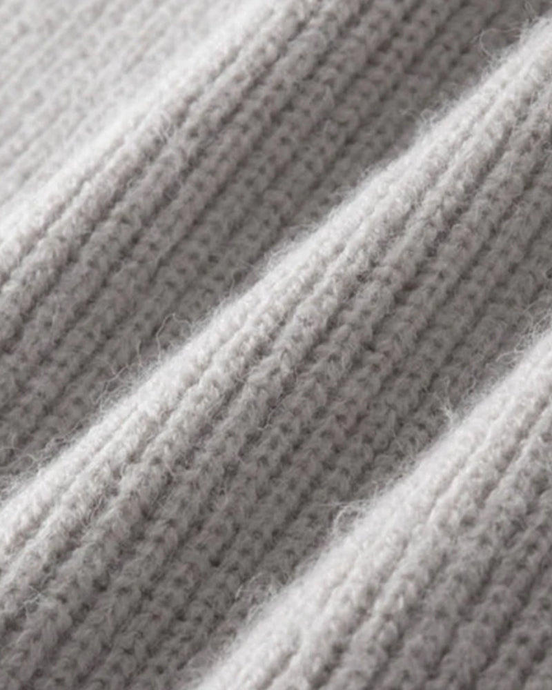 AMLFI Wollweste mit durchgehendem Reißverschluss