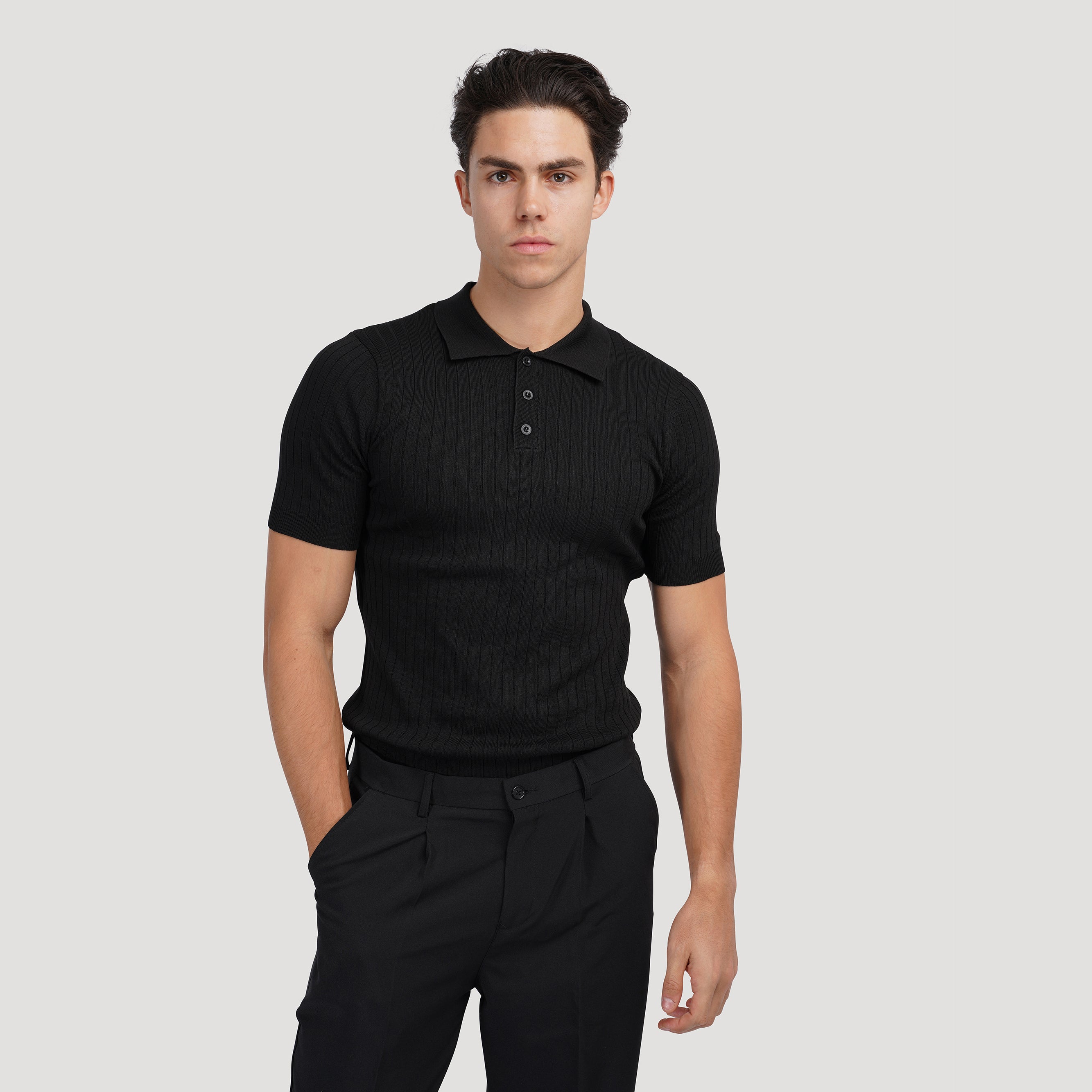 Aero Polo Black