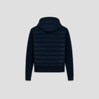KNIT ZIP CARDIGAN - NAVY