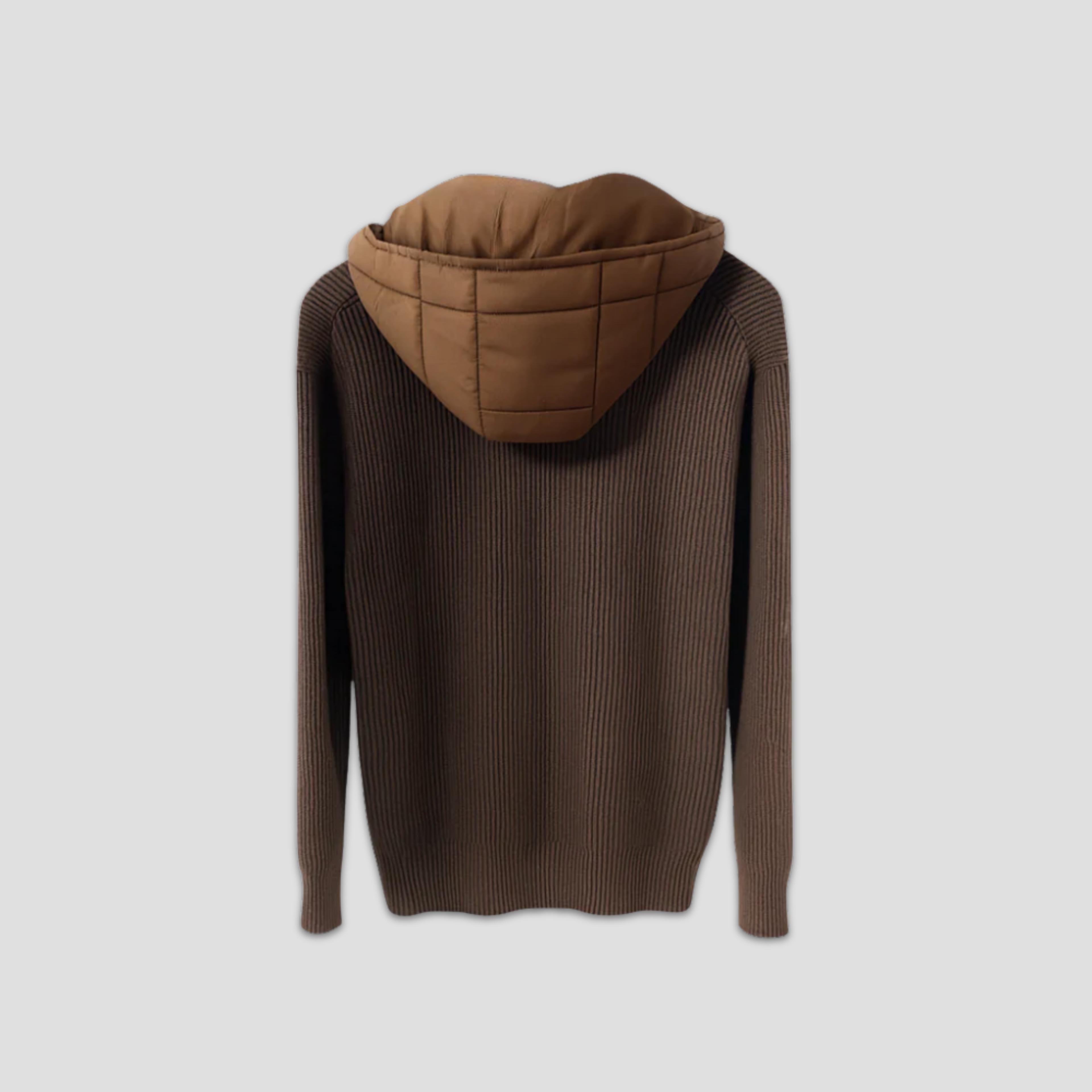 RIBBED KNIT CARDIGAN