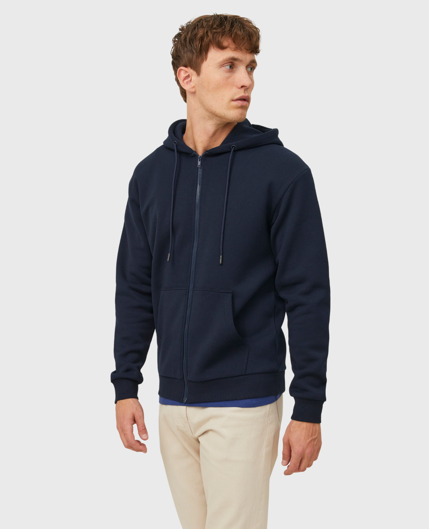 FULL ZIP COTTON HOODIE