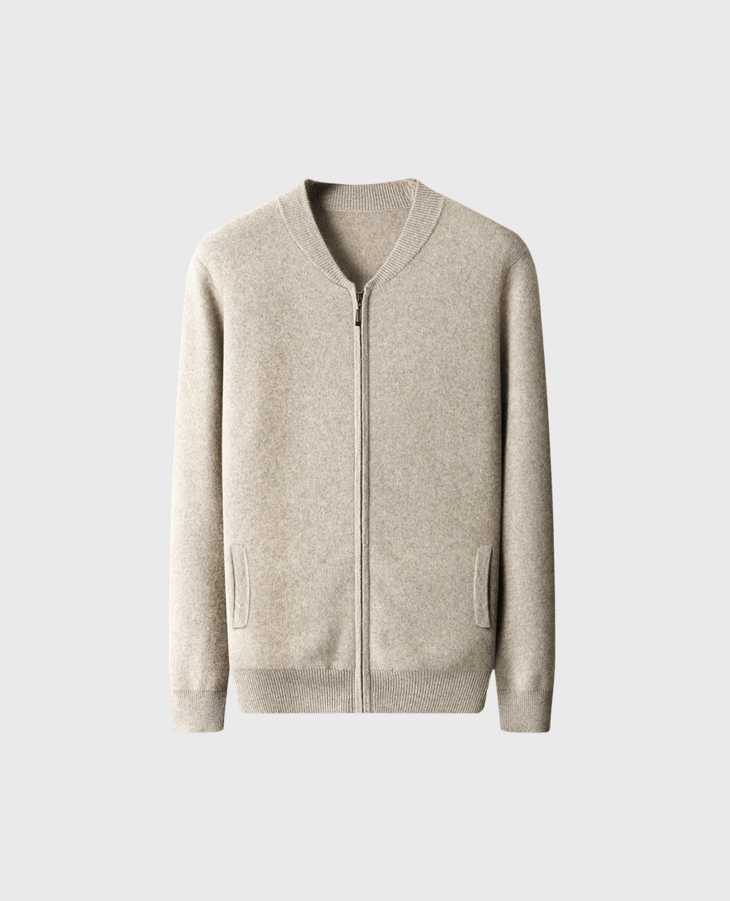 ZIP Neck BEIGE
