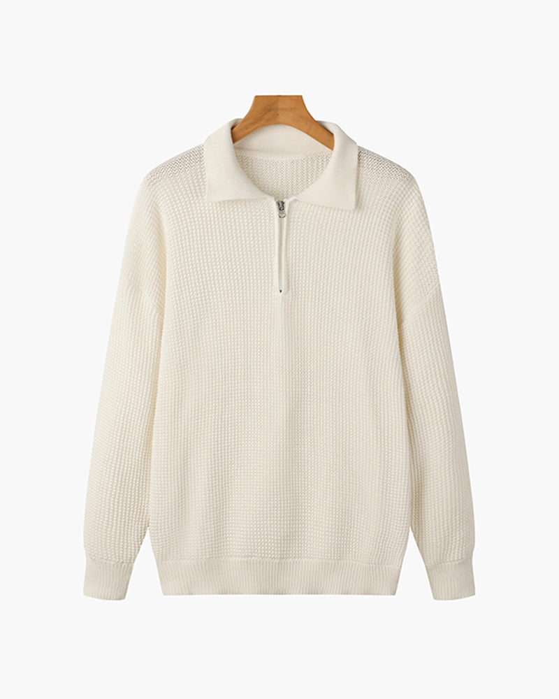 Luxo Zipped Sweater