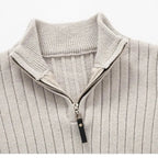 ZERMATT High Collar Half Zip Sweater