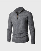 ZERMATT High Collar Half Zip Sweater