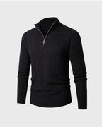 ZERMATT High Collar Half Zip Sweater